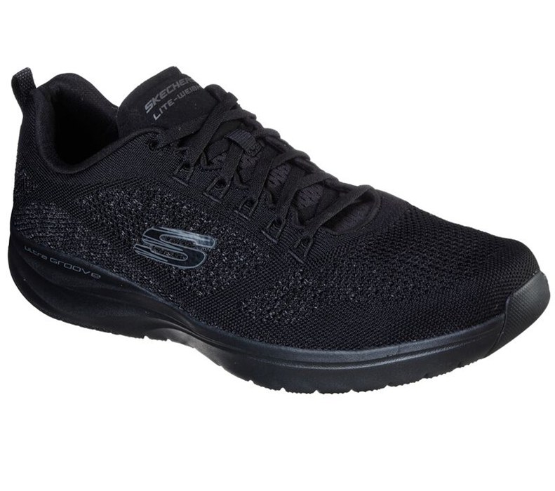 Skechers Ultra Groove - Royal Dragoon - Mens Sneakers Black [AU-KB3821]